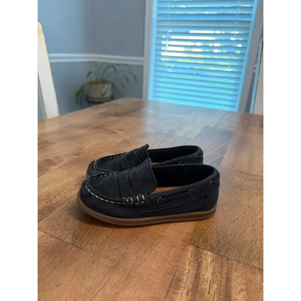 Zara navy suede